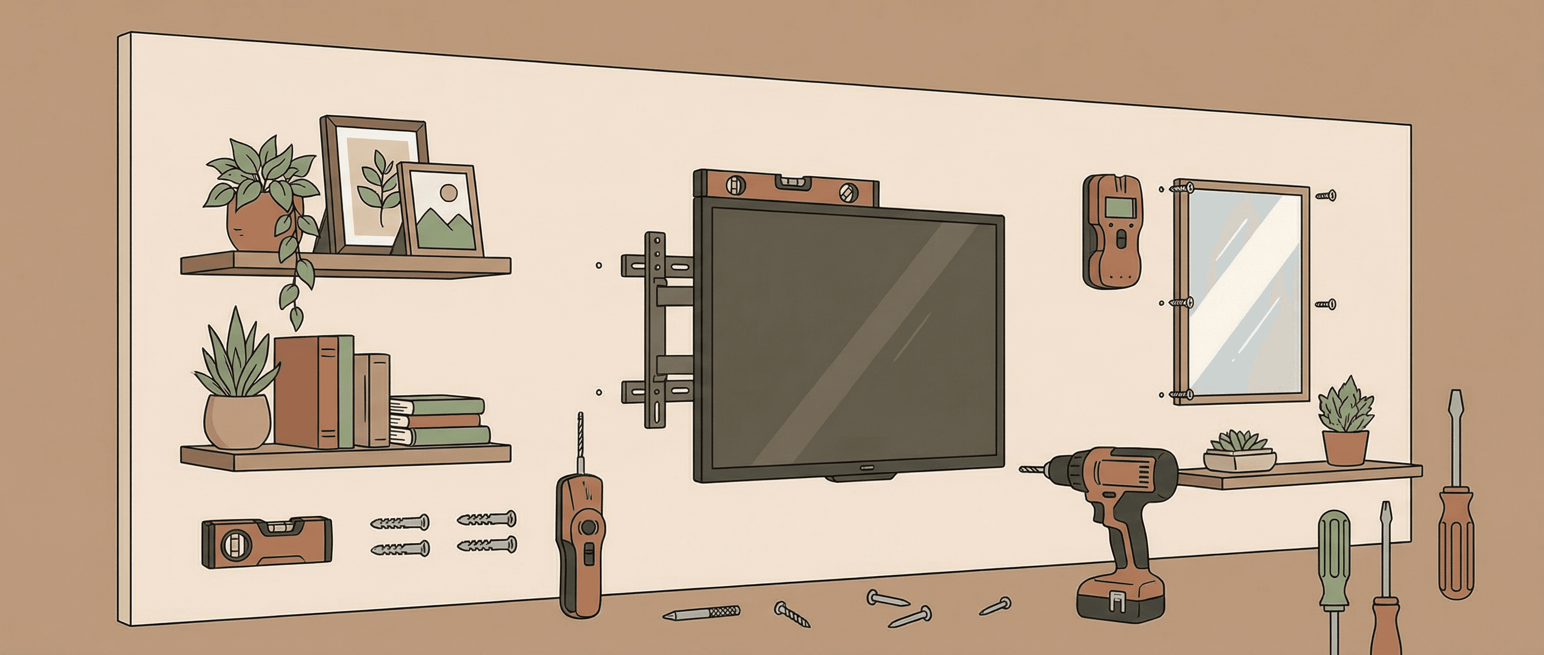 Install Curtains and Blinds